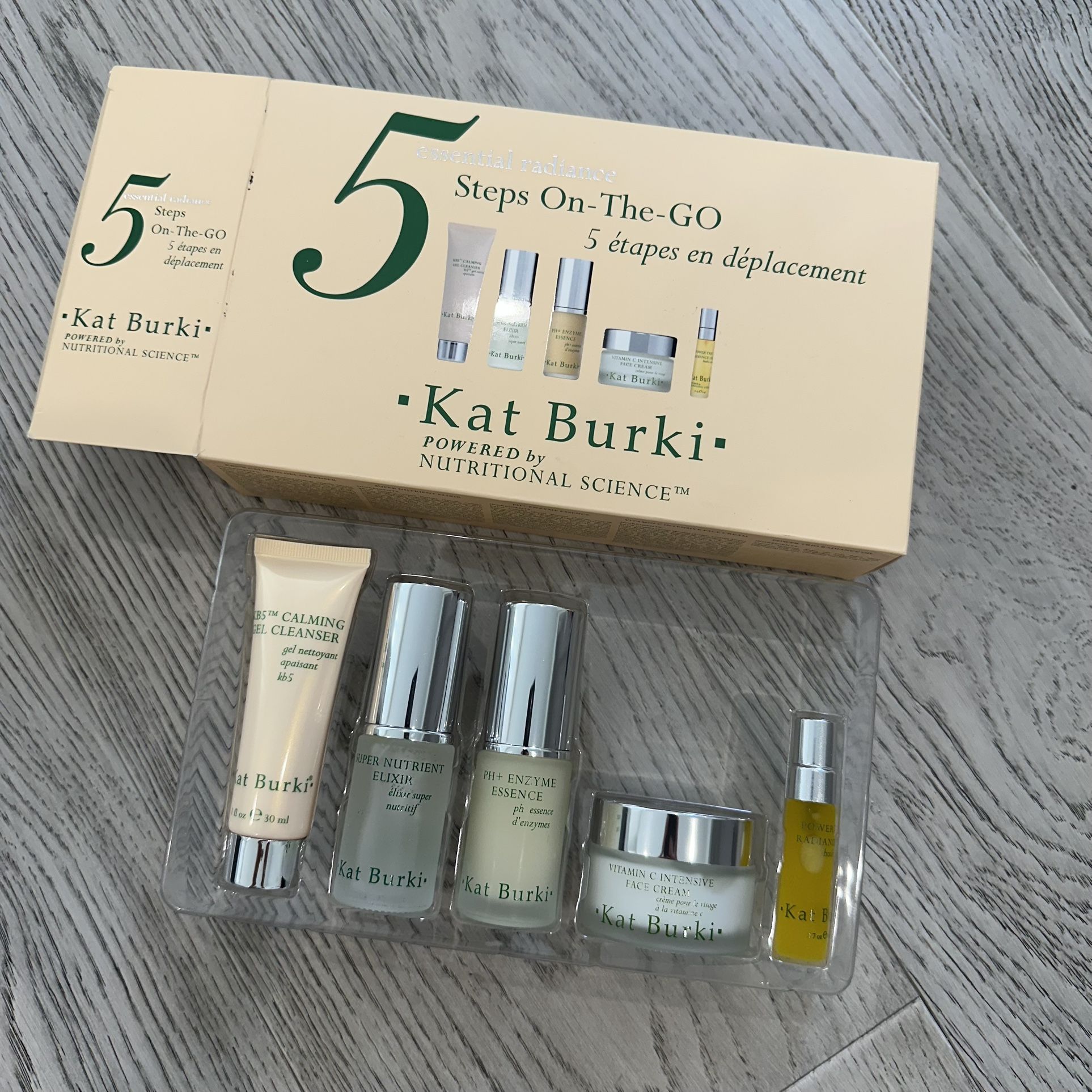Kat Burki 5 Step Set, New In Box