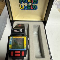 1991 Vintage Super Mario Watch 