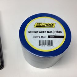 1 Roll Seachoice 78026 Shrink Wrap Tape 3.75x 60yd Blue Boat Marine Cheap  New And 2” To One Roll 10 Each Now Cash 