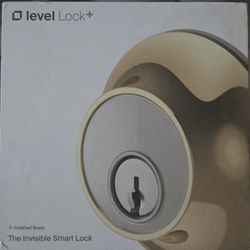 Level Lock+ Smart Lock –  New (Polished Brass)