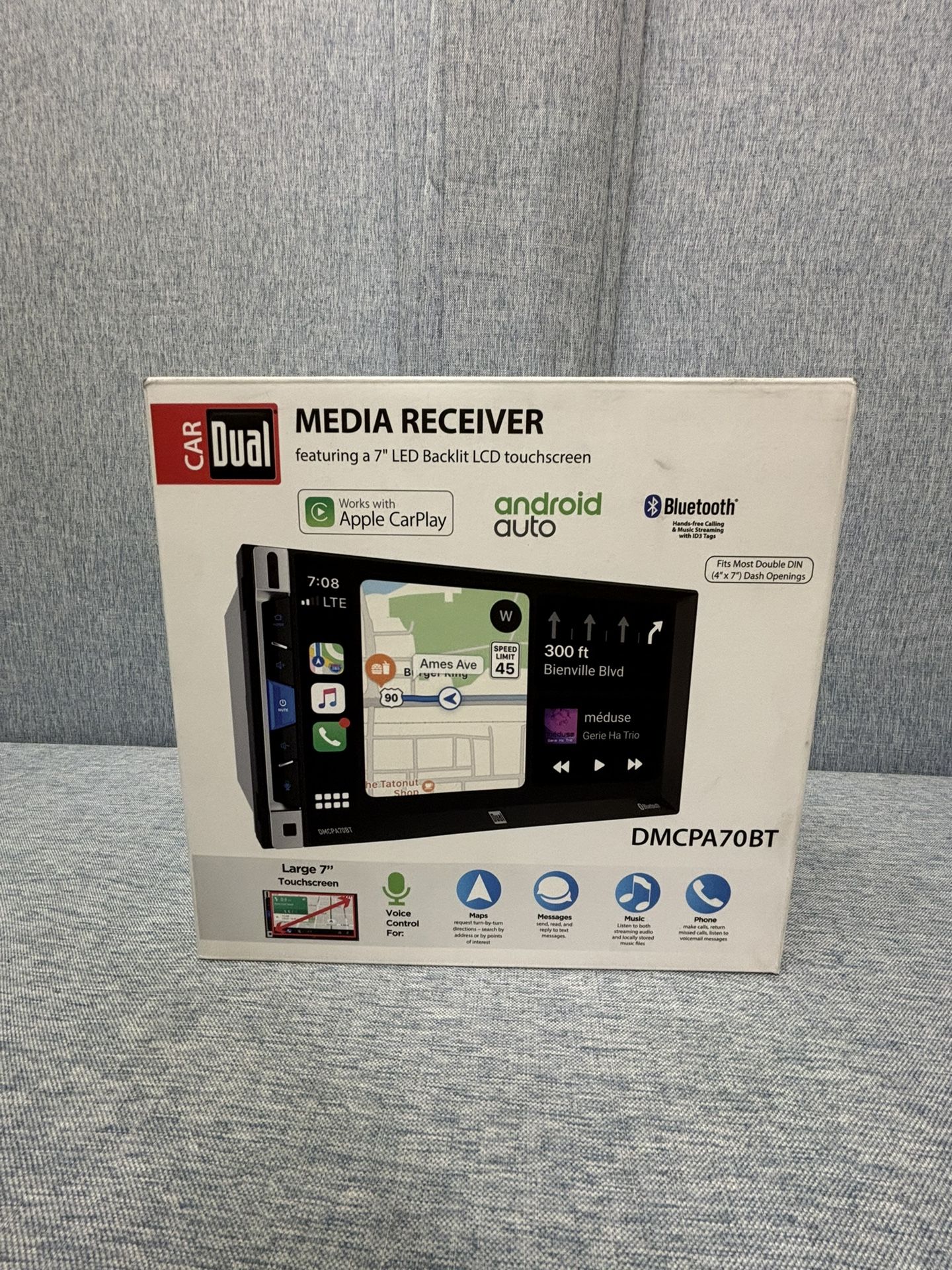 Dual Audio 200 Watt Carplay Receiver - DMCPA70BT