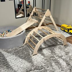 Pickler Triangle, Slide And Climbing Arch. Only Used Indoors. 