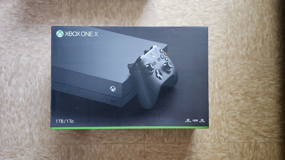 XBOX ONE X 1TB NIB NEVER USED PICKUP ONLY FIRM PRICE