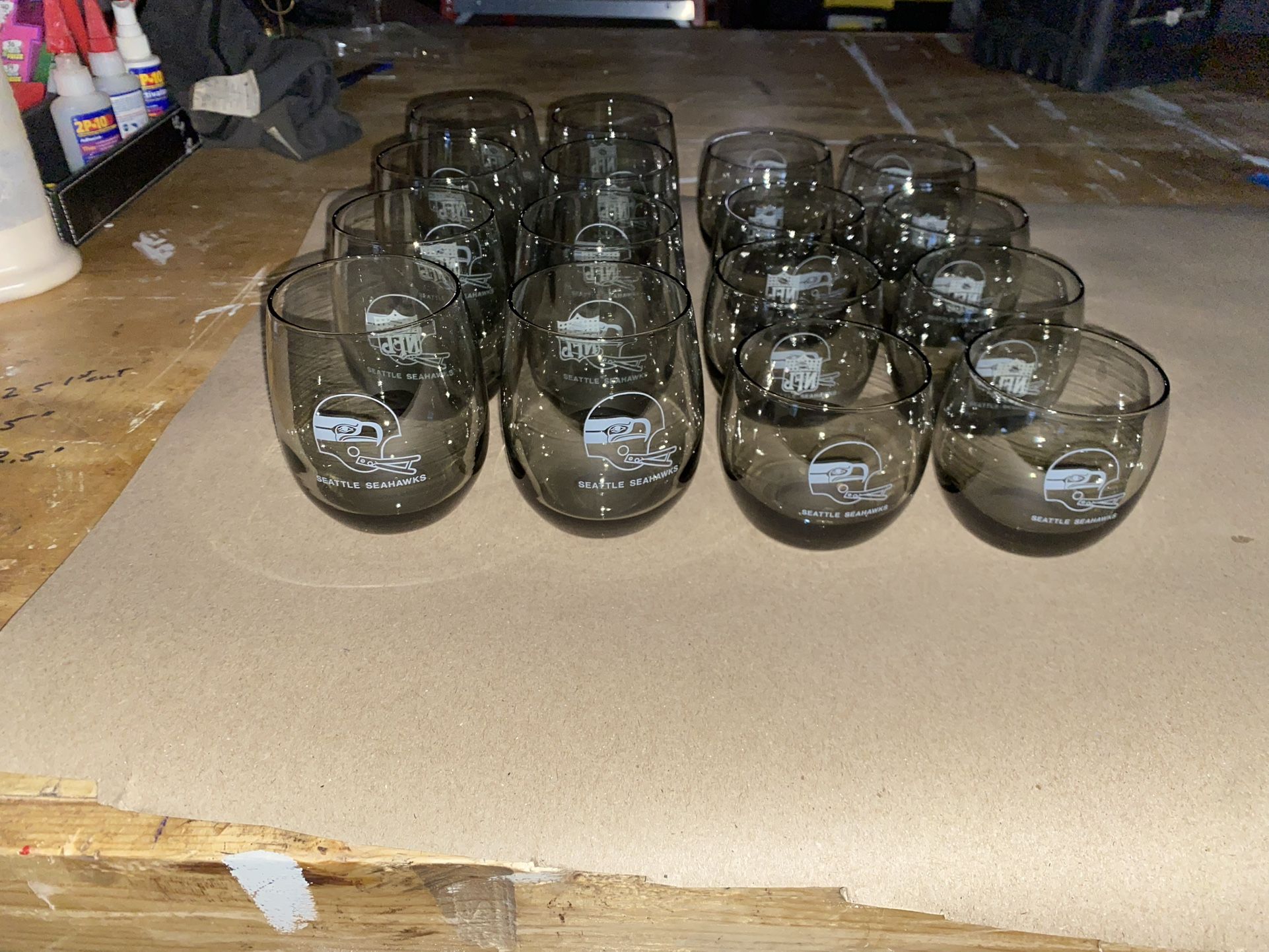 Vintage Seahawk Glass Set