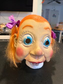 Vintage DON POST 2000 Slipknot Mask Oddball Girl pigtail