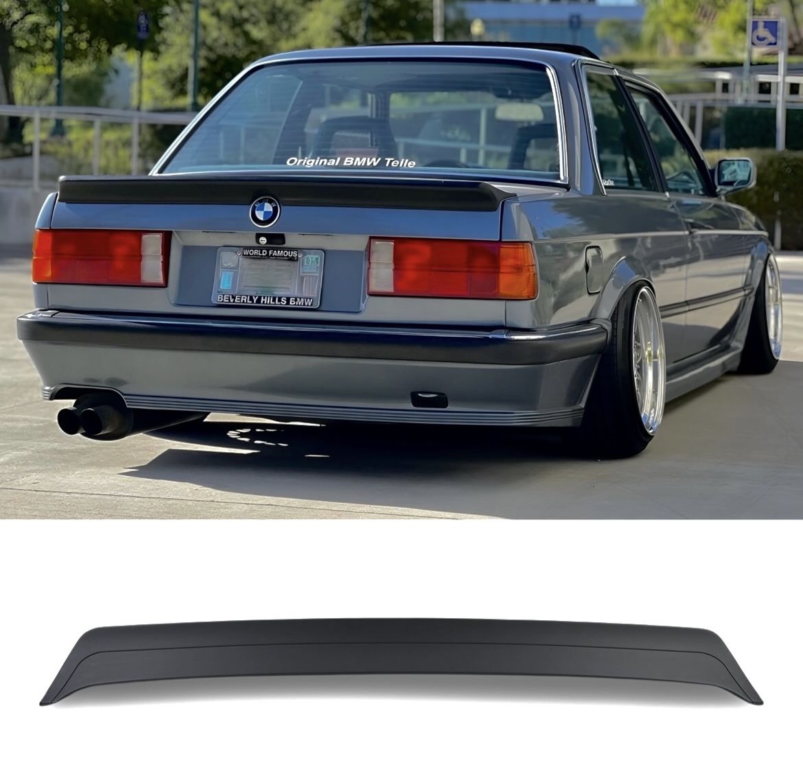 BMW E30 MTech 1 Rear Trunk Spoiler