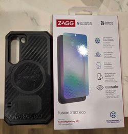 Galaxy S23 Rockform Case and Screen Protector
