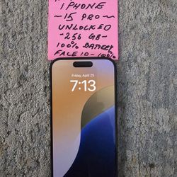 Apple Iphone 15 Pro Factory Unlocked 256GB