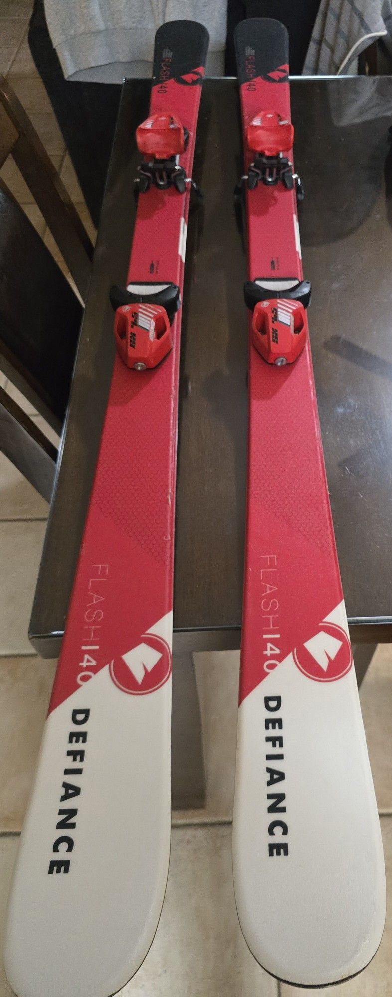 Barely Used Youth Skis, Boots, Poles, And Bag