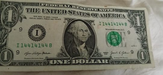 Binary dollar note