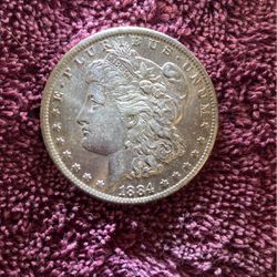Morgan Silver Dollar. 1884-O