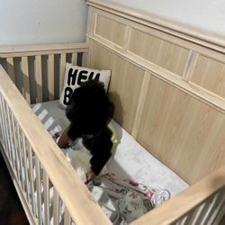Oak Baby Crib