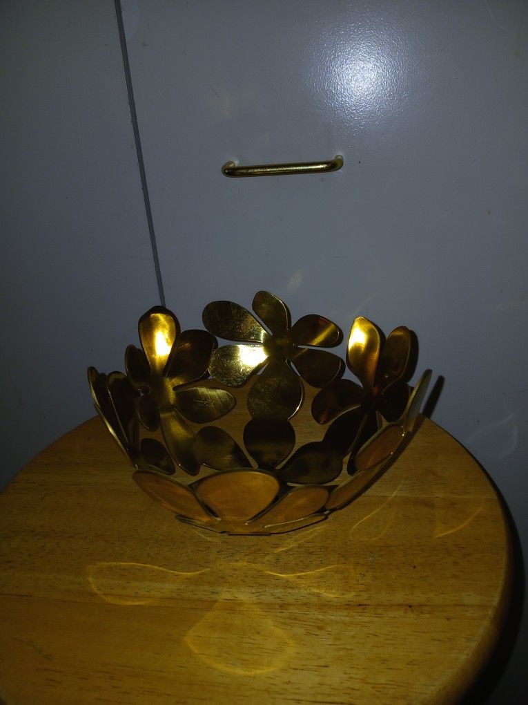Golden Flower Bowl