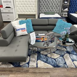 Sofa Sectional Grey ( Only 10 Down)
