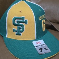 Vintage Bill Russell San Francisco Hardwood Legends Cap Hat Size 7 5/8