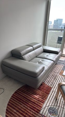 Italian leather sofa