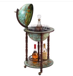 beautiful Globe Bar Cart