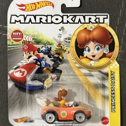 Hot Wheels Mattel Mario kart PRINCESS DAISY Wild Wing - New NIB