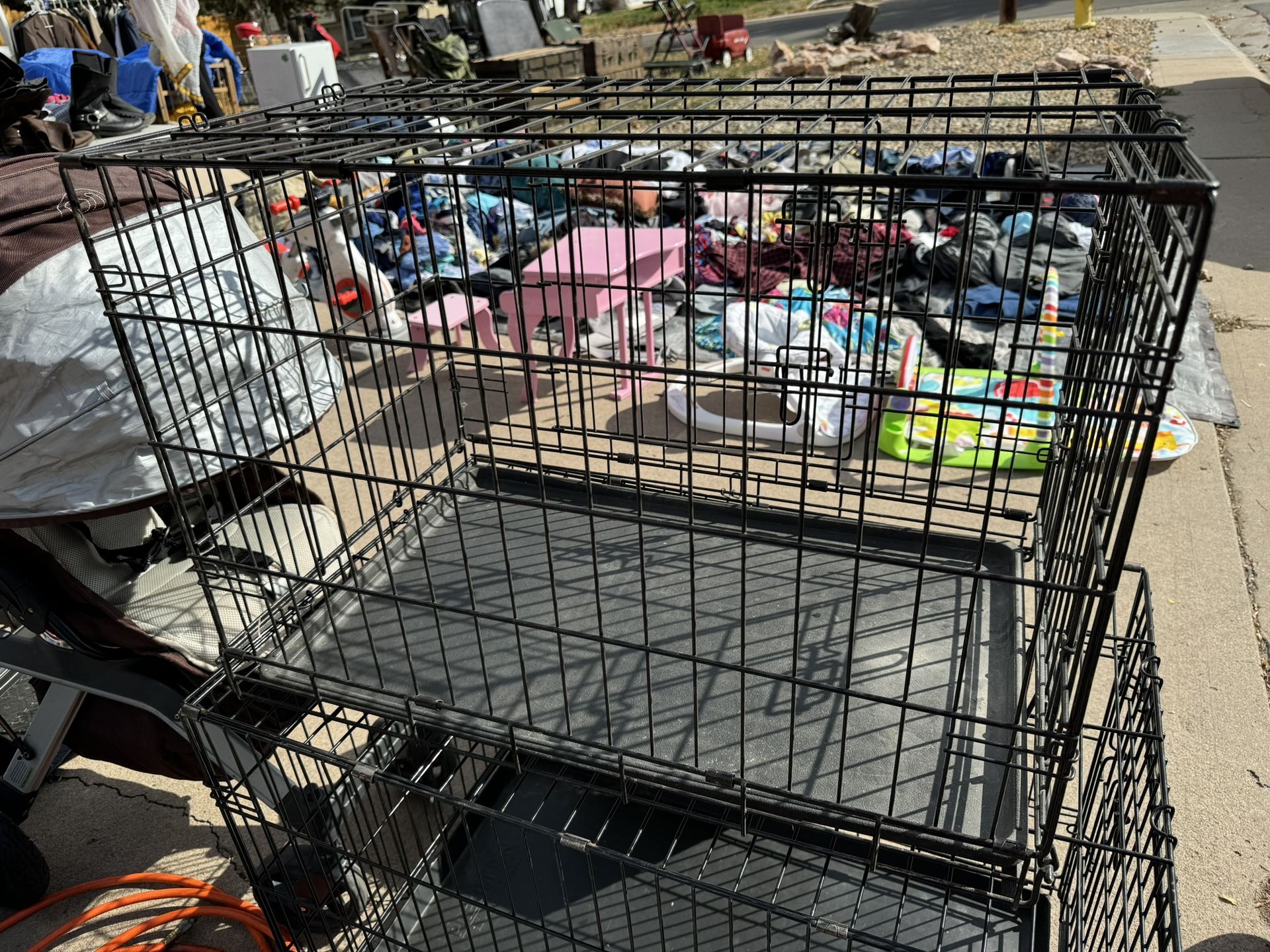 Foldable Metal Wire Crate 