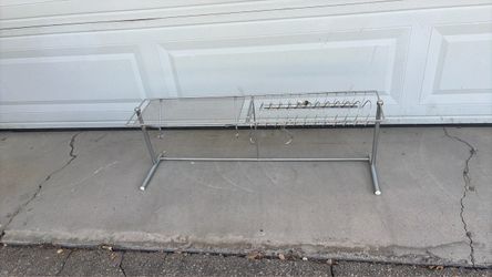 counter or island counter dishes, cups rack