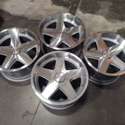 18x10 Offset +10 5x120 3" Lip 5x120 New Wheels Open Box's 