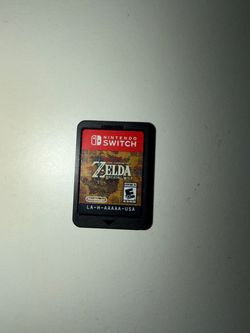 Zelda Breath of the Wild Nintendo Switch Cartridge