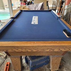 Slate 8 foot pool table
