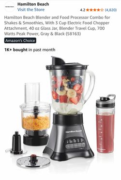 Hamilton Beach Blender and Food Processor Combo