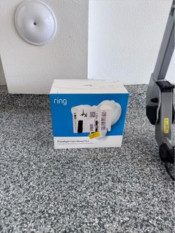 Brand New Ring Floodlight Cam Wired Plus – White – Never Used