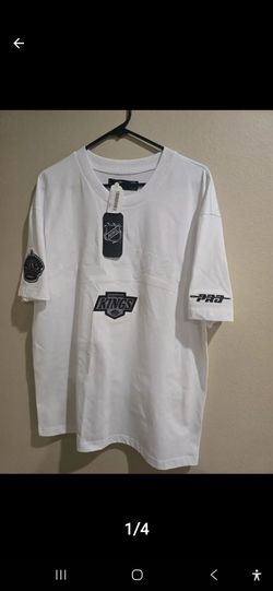 đ New!Los Angeles Kings Mens Luxury Small T-Shirt Pro Standard Drop shoulder White (Reseda Ca)