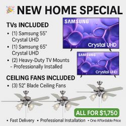 Ceiling Fans and TV’s 