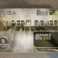 EVGA GeForce GTX 1060 SC 6GB (06G-P4-6163-KR)