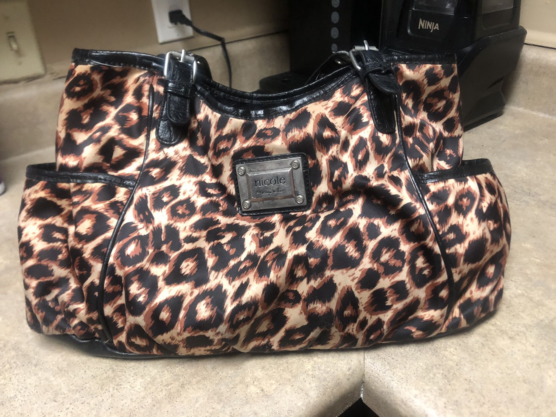 Leopard Print Purse