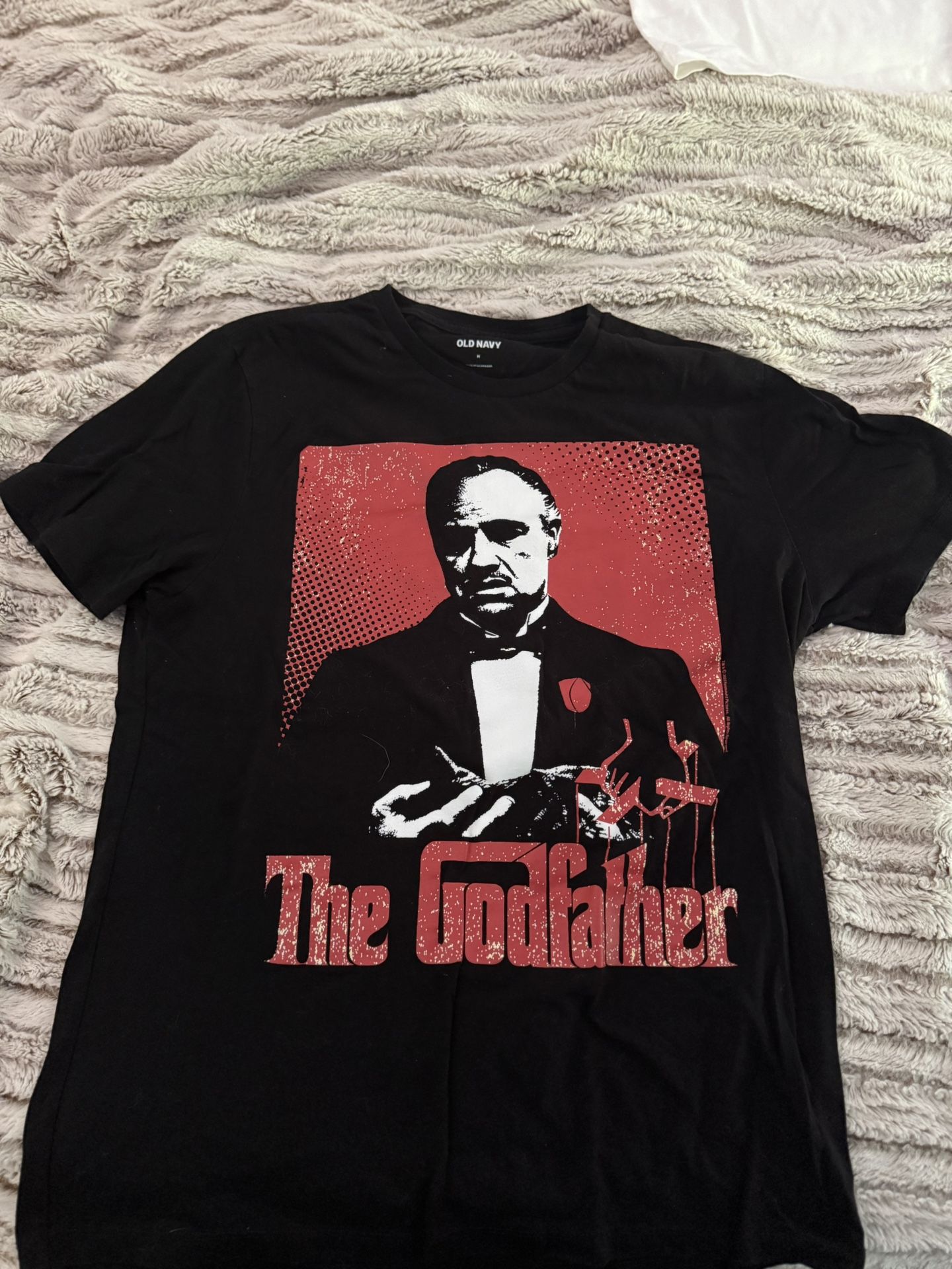 Old Navy Men’s Medium Godfather Black T-Shirt