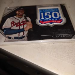 2019 Commemorative Patch Freddie Freeman