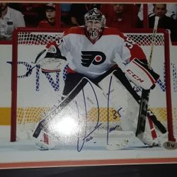 Hockey Philadelphia Flyers signed pic Steve Mason #35