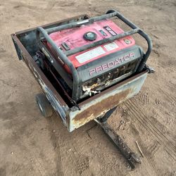 Predator 9000 Generator On A Trailer