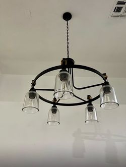Two beautiful black Chandeliers
