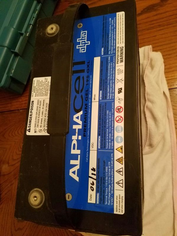 Alpha Cell GEL Premium 195 GXL Battery for Sale in Cedar ...