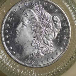 1881-CC CARSON CITY - MORGAN SILVER DOLLAR EXCELLENT CONDITION $1