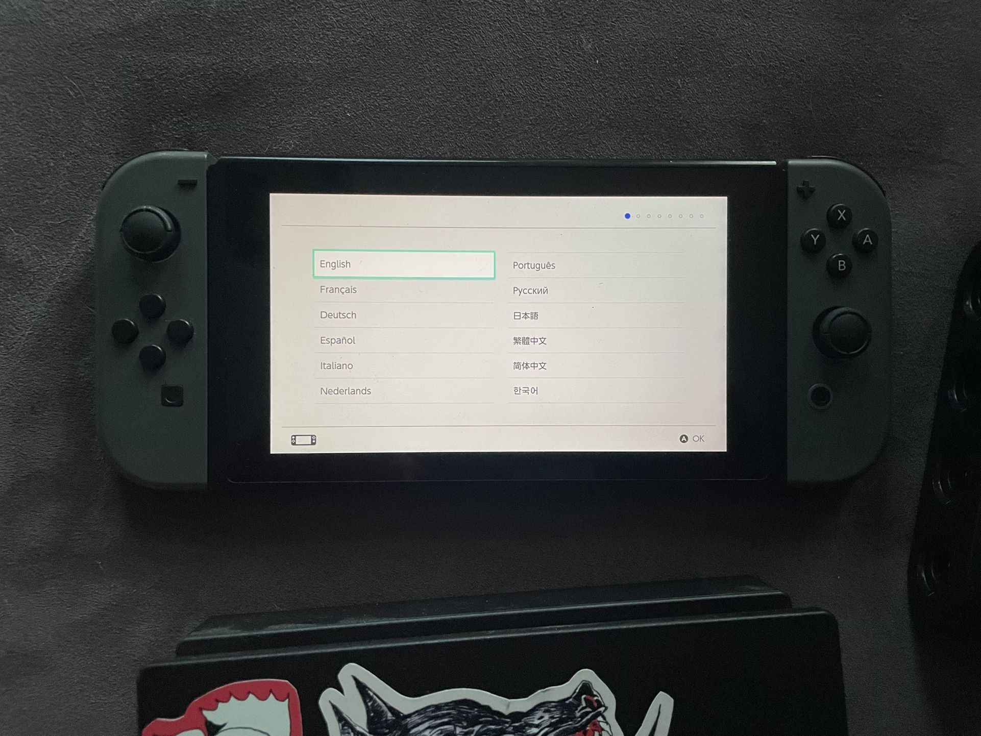 Nintendo Switch (Grey And Black) 