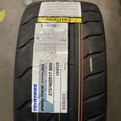 275/40/17 Toyo Proxes R888R In Stock 240$ EA