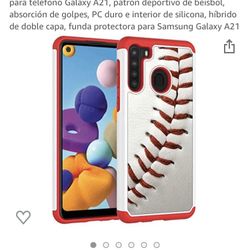 Samsung galaxy A21 Baseball Case 