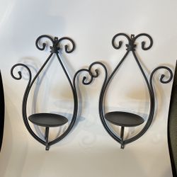 Wrought Iron Sconses