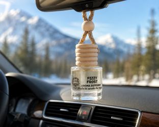 Fizzy Frost Aroma Diffuser – Fresh Mint, Berries & Spiced Woods Transform your daily drive with Fizzy Frost, a crisp, sparkling car aroma diffuse