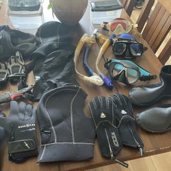 Mens/Womens Scuba Gear 