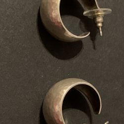 Silver Hoops 
