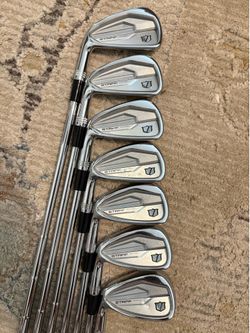 Left handed Wilson Staff Cb Irons 4-PW
