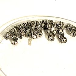 Lot Of Decorative Sterling Beads