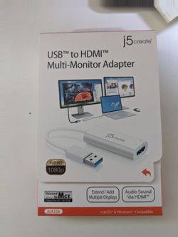 USB to HDMI multi-monitor adaptor